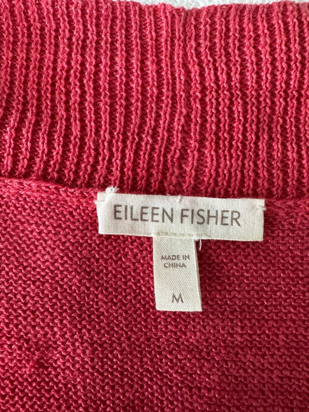 Eileen Fisher Linen  Open Cardigan Sweater - Picture 2 of 6